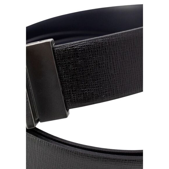 Antony Morato Black Leather Regular Men's Belt
